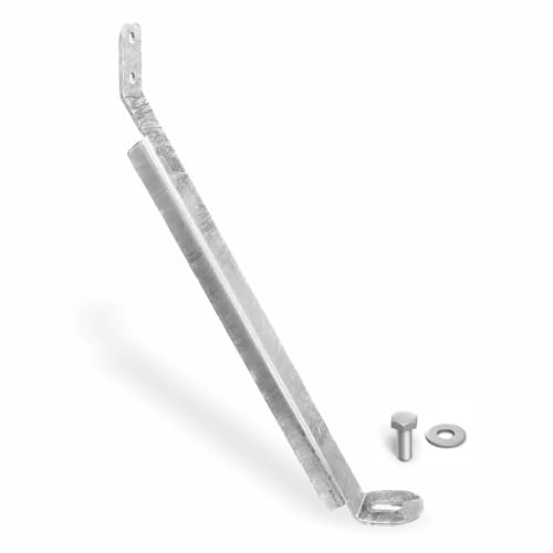 Maxerio® Lot de 4 Ancres tempête XL pour Fondation à vis avec Accessoires - Galvanisé à Chaud