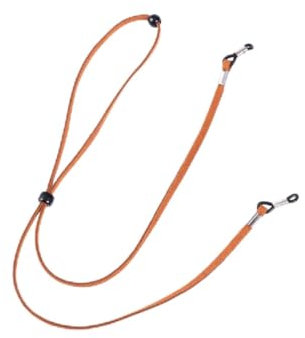 COLLBATH Leder Brillenband in Gelb, Rutschfest für Damen und Herren