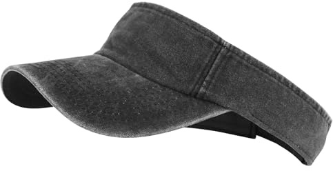 MK MATT KEELY Solskärm hatt sport justerbar baseballkeps med utomhus UV-skydd för kvinnor män, Retro svart, one size