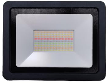 Jandei - Proyector led 72W RGB+CCT TUYA, Iluminación 2700K a 6000K, Perfecta para casas, jardines, pasillos, negocios. Compatibilidad para control por voz con Amazon Alexa, Google Home.
