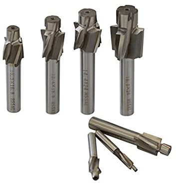 7 Senker Schaftfräser Set 4T Schnellarbeitsstahlschneider M3 M4 M5 M6 M8 M10 Abriebfester Edelstahl 7x Senker Schaftfräser 4t Anti Hochtemperatur Stahl Edelstahl M3-m12