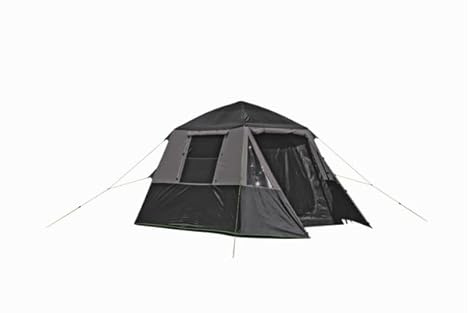 BERGER Faltzelt Milano 4 | Zelt Aufenthaltszelt mit Stehhöhe | freistehend, wasserdicht | Schnellaufbau Familienzelt für 4 Personen | Camping Outdoor