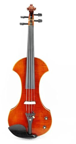 Erwachsenen geige Anfänger 4/4 Größe Für Anfänger Schüler Massivholz Elektrische Violine(Style 2)