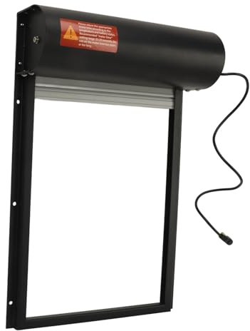 Solarbetriebene Hühnerstalltür, LED (Black)