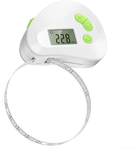 ZAMETTER Elektronisches intelligentes Gesundheits-Maßband, Fitness-Lineal, Taillen- und Brustmessgerät, intelligentes Körpermaßband