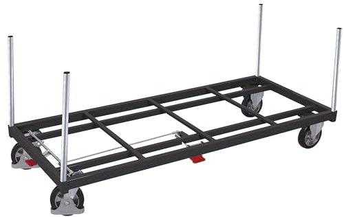Schwerlastwagen 1380x880x930 mm Traglast 1200 Kg mit Rungen anthrazit