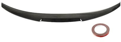 Car Rear Trunk Spoiler Body Decorative Cover Compatible for BMW F30 M4 Carbon Fiber Sedan Racing Sport Vehicle Exterior Accessories Fit