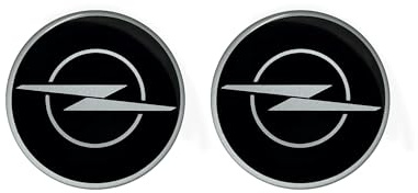 4R Quattroerre.it 3D-Aufkleber kompatibel mit Opel, Lizenzprodukt (Schwarz, 12 mm)