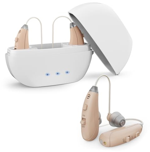 Amplificateur de son rechargeable - Améliorateur de voix et pour la télévision et la conversation, son Cristallin Avec Suppression Paire d'amplificateurs sonores personnels