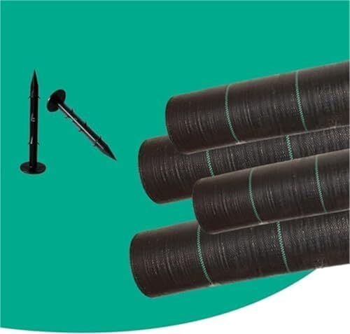 Geotextil para paisajismo y Agricultura, Membrana Protectora del Suelo antimaleza (1,2 x 91 m/4 x 300 pies) - Tela Resistente para jardinería y hortalizas