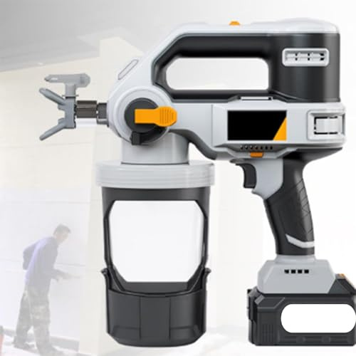 Pistola a spruzzo airless ad alta pressione per pareti e soffitti, versatile spruzzatore a batteria per progetti di miglioramento domestico
