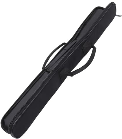 Alipis Professionelle Flötentasche aus Oxford Stoff mit Leichter und Tragbarer Konstruktion Sowie Innerem Aufbewahrungsnetz für Bambusflöten und Querflöten Zufällige Farbe
