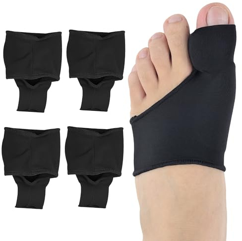 SKKWOPE 2 Pairs Toe Separator with Gel Design, Big Toe Straightener for Daily Wear, Flexible Toes Separators and Foot Separators for Men and Women, Foot Alignment Support for Shoes or Home Use