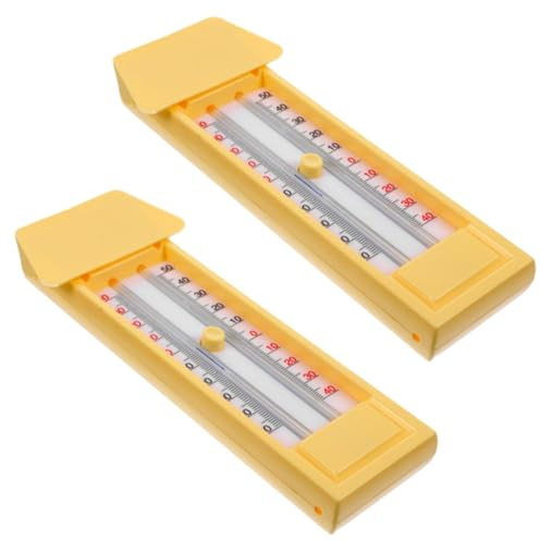 Termómetro para Invernadero y Jardín de Pared, Medición Máxima y Mínima, Plástico Abs Resistente, Rango 40 °c a 50 °c, Termómetro para Interiores y Exteriores, Monitor