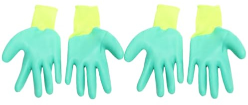 CLISPEED Lot de 2 paires de gants de protection anti-morsure pour hamster - En caoutchouc de qualité supérieure - Pour dressage de hamster