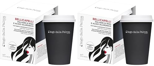 Diego dalla Palma | BELLICAPELLI – Polvere di Riso e Acido Ialuronico, Trattamento ad Azione Urto Rigenerante, per Capelli Fragili e Stressati, Monodose (Confezione da 2)