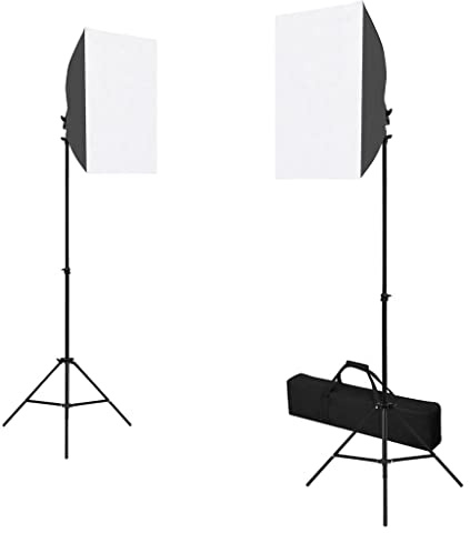Set per studio fotografico con softbox, sistema di sfondo, riflettori, treppiede in acciaio, lampade da studio dimmerabili, 600 x 300 cm, sfondo in cotone, riflettore 5 in 1, attrezzatura per video e
