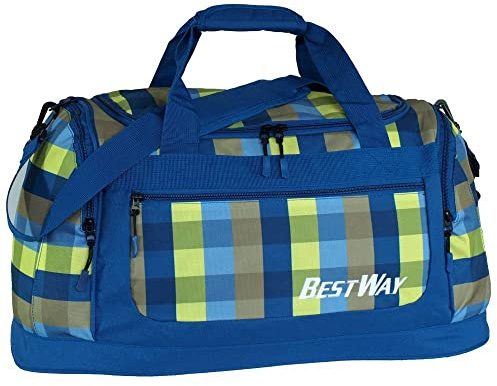 BESTWAY Royalblau-Lime Sporttasche - 40195-0533