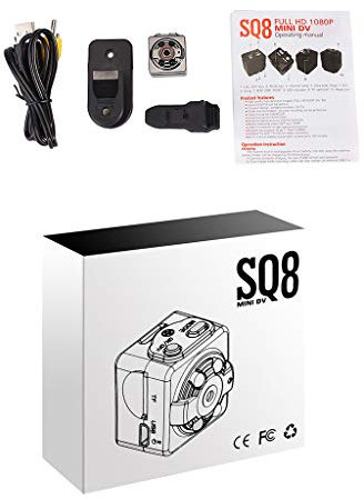 KERDEJAR SQ8 Body Motion Sport Wireless DVR Videocamera DV Micro videocamera 1080P HD Mini videocamera con sensore di Visione Notturna