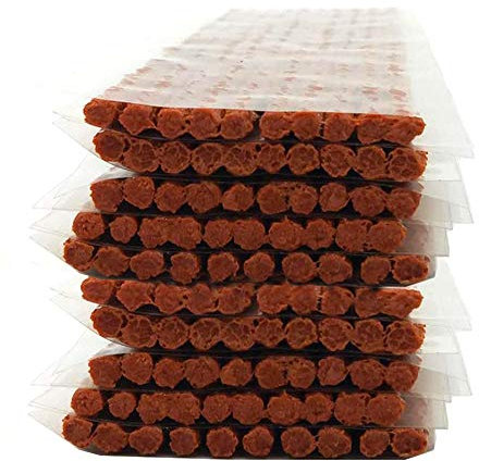 ETOPARS 100 pièces Réparation de Pneus sans Chambre Bande Crevaison Kit Cordes Prise Courant Caoutchouc Outil Rétablissement Voiture 100mm x 3.5mm