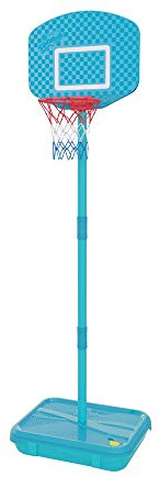 Swingball Panier de Basket All Surface, Bleu, activités de Plein air, Jeux de Jardin, Panier de Basket-Ball, Convient à Tous Les Enfants de 6 Ans et Plus