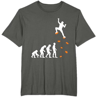Kletter Evolution Kletterwand Klettern Bouldern T-Shirt
