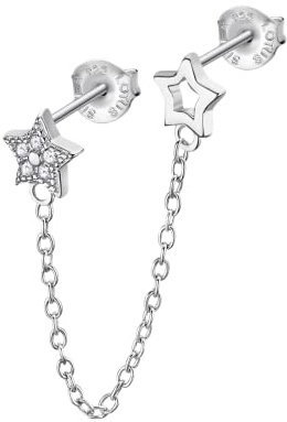 LOTUS SILVER LP3340-9/1 Earparty Plata Cadena Mujer