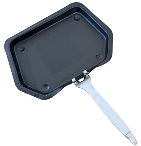 Traditionelle Aschewanne - 33 cm breit (13 Zoll) mit Griff | ideal für Feuerroste in Standardgröße | Aschenbecher für offenes Feuer | Aschenbecher für Holzbrenner