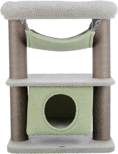 Arbre a chat TRIXIE Lunito Junior - 71 cm - Gris et menthe