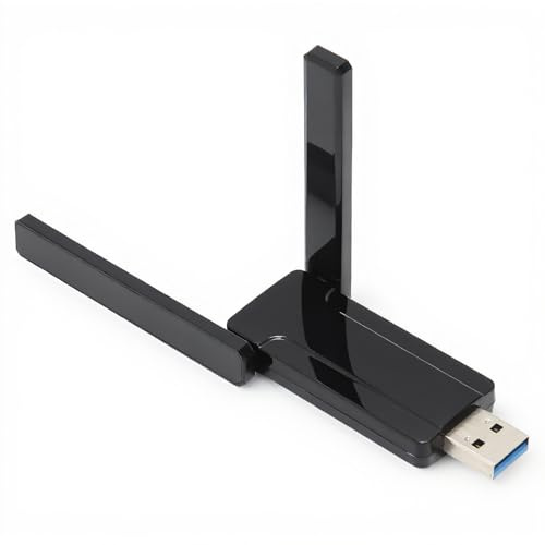 Adaptador WiFi para PC 1300Mbps, USB3.0 Adaptador De Señal WiFi 2.4 + 5G Transmisor Receptor De Señal WiFi De Doble Frecuencia De Doble Frecuencia, para XP, 7, 8,10,