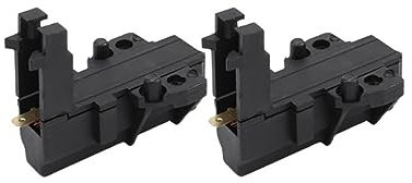 NieKe 2Pcs Washing Machine Motor Carbon Brush, Compatible For Whirlpool, Compatible For Hoover, Compatible For Candy, Compatible For Ariston, Compatible For Ceset