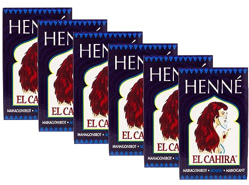 Generisch Henna El Cahira Mahagonirot 6er Set á 85 g