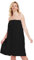North Bund Damen Saunakilt Saunatuch Bademantel 100% Baumwolle Sauna Kilt Saunasarong Handtuch Mit Gummizug Und Klettverschluss Für Spa Schwarz