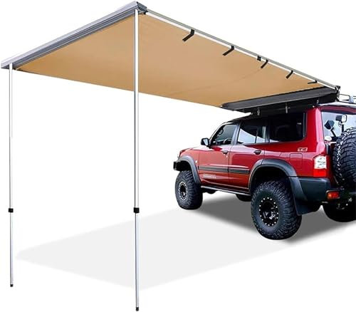 Toldo para Coche Toldo Portátil para Coche, Toldo para Acampar, Toldo Lateral para Coche Retráctil para Exteriores, Toldo para Coche de Versatilidad, Coche para Acampar ( Size : 200x250cm/6.6x8.2ft )
