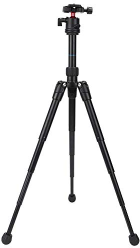 Mini Trépied pour Appareil Photo, Trépied de Bureau en Alliage d'aluminium, Mini Trépied Sphérique Pliable, Extensible et Réglable avec Rotule Panoramique pour Appareil Photo