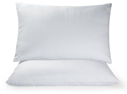 Coppia Federe a sacco in Puro Lino 100% | Misura cm 60x90 | Venduta in 2 Misure | Colore bianco