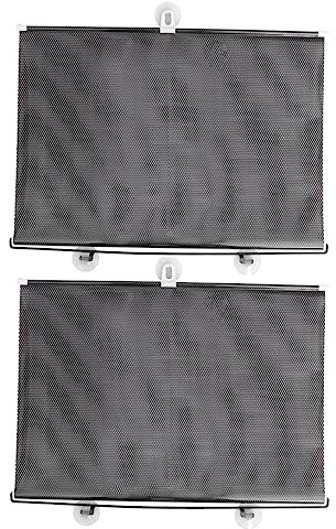 Warmhm 2stücke Saugnapf Frei Perforierte Balkon Verdunkelungsvorhang Blackout Blind Schatten Sonnenschutz Für Fenster Ohne Bohren Mit Uv-Schutz Und Sichtschutzfunktion Als Rollladen Für b