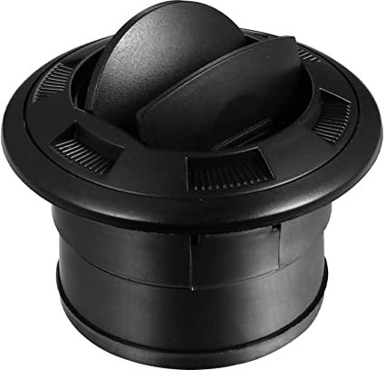 Lüftungsauslass 75mm, Runder Luftauslass Universal Air Conditioning Vent Deflector ABS Lüfterheizung Luftauslass drehbarer A/C Entlüftung Standheizungs Luftauslass für Auto Bus Wohnmobil