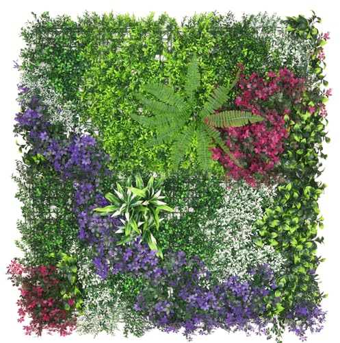 Szfanyangxuan Künstliche Pflanzenwand 1x1m - Premium Green Wall für Innen & Außen