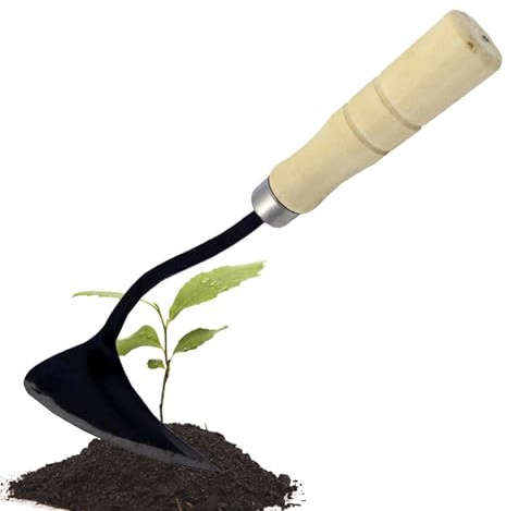 Tktouci Zappa Estirpatrice - Zappa Per Diserbo - Estirpatore Verticale Radici Diserbante da Esterno per Piantagione, Lavorazione del Terreno, Trapianto, Lavori in Giardino Posteriore, Giardinaggio,