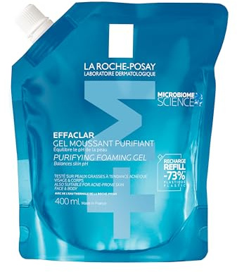La Roche-Posay Effaclar Schäumendes Reinigungsgel: Sanfte und erfrischende Reinigung für zu Akne neigende und fettige Haut