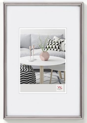 walther design Bilderrahmen stahl 70 x 100 cm Galeria Kunststoffrahmen KD100H