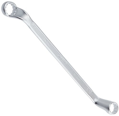 KS Tools 517.0887 Llave de boca estrellada doble acodada, 9/16x5/8