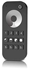 2.4G Fernbedienung mit Touch-Oberfläche, kompatibel mit Funk-Dimmern 230V Universal - Steuerung der Helligkeit und Schaltung von Leuchten & Vorschaltgeräten (2.4G Fernbedienung - Touch)