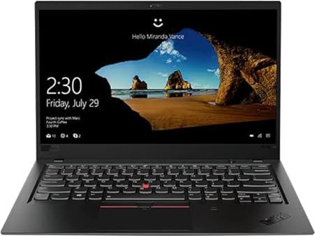 Lenovo ThinkPad x1 Carbon 6th Gen, WQHD - i7-8550U, 16GB DDR4, 1TB NVMe, Intel UHD Graphics 620, Fingerprint Reader, 4G LTE, Backlit Keyboard, Windows 11 Pro – 14” Ultrabook (Renewed)