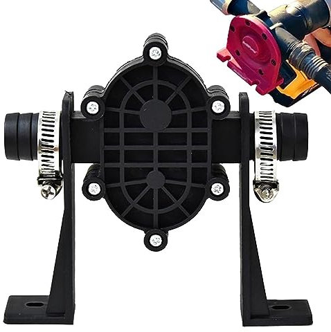 Lecerrot alimentée par perceuse,Pompe à Eau électrique Efficace Portable - Extracteur d'eau pour la Maison, Le Jardin et l'extérieur, Pompe à Eau Auto-amorçante, Pompe à Tuyau