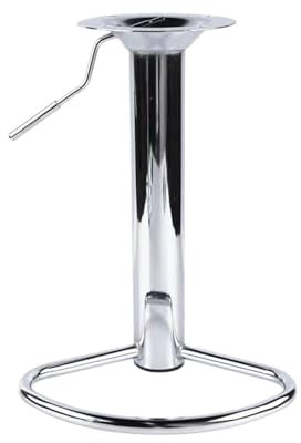 Dualoai Accessoires de Tabouret de Bar Pivotant, Pièces de Rechange en Acier Durable, Moderne avec Poignée, Facile à Installer, Universel avec Repose-Pieds, Trou de vis 8x8cm