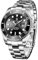 Pagani Design Elegante Herren Automatik Mechanische Uhr 43MM Japan NH35 Automatikwerk Aufziehen Keramik Lünette Edelstahl Wasserdicht Business Sport Armbanduhr Datum, Schwarz