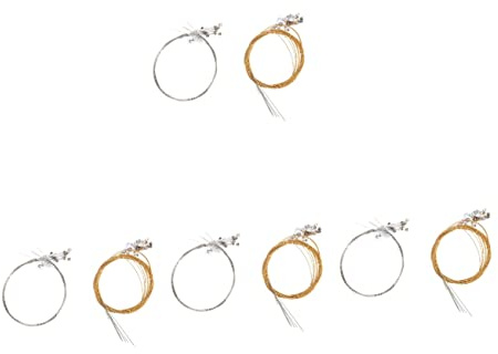 TOYANDONA 4sätze String Lyra Metallsaiten Hochwertige Ersatzsaiten Für Lyra Harfen Für Musiker Und Schüler Langlebig Präziser Mit Zahlenmarkierungen