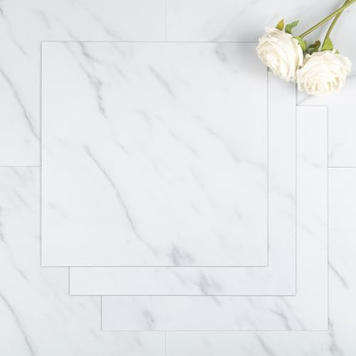 Irisroom Floor Tiles Self Adhesive, Vinyl Flooring Peel and Stick Floor Tiles Waterproof for Kitchen Living Room and Bathroom DIY Flooring 30x30cm 10pcs(0.9㎡)